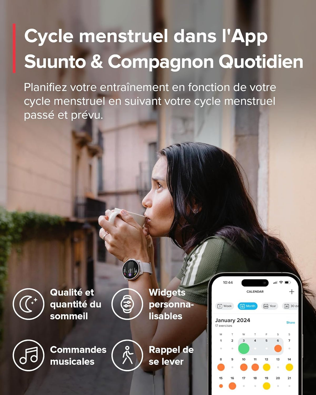 SUUNTO Race S Montre Sport Femme Homme, Tracker d'Activités GPS Running, Bi-Band GNSS, Carte Hors Ligne, Écran Tactile AMOLED, Smartwatch Cardiofréquencemètre Podomètre Altimètre, 13 Jours d'Autonomie