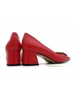 Escarpin Stocks Permanents Nila / Rouge
