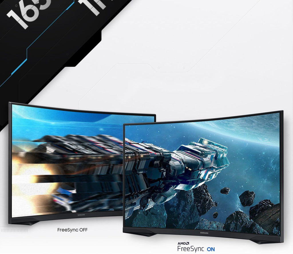 Ecran PC Odyssey G55C 32’’, 165Hz , 1ms, Dalle VA Incurvée 1000R, QHD : 2560x1440, 2500:1,HDR10, AMD FreeSync, Auto Source Switch +, Pied Ajustable, DisplayPort, HDMI