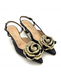 Escarpin Nacrée Yoko / Noir