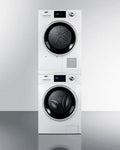 Summit 24" Washer/Heat Pump Dryer Combination 15 Dry Settings
