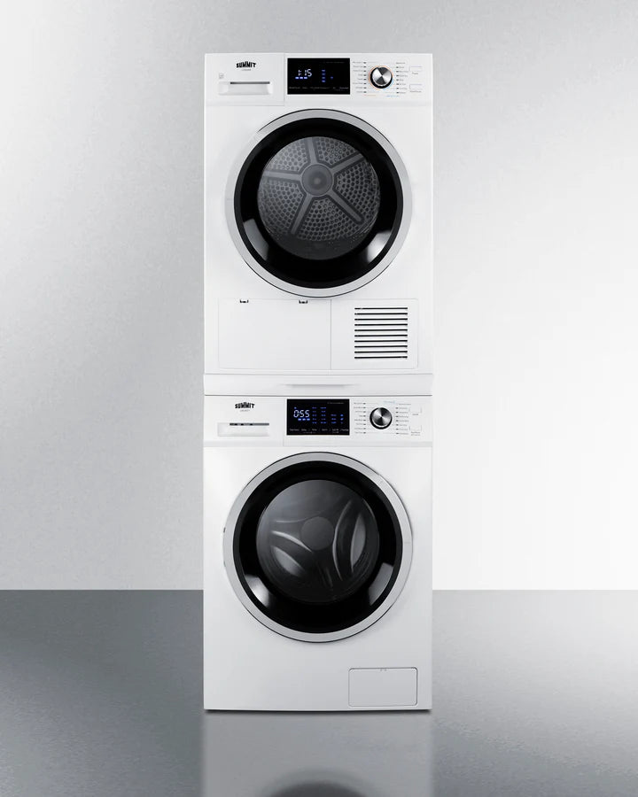 Summit 24" Washer/Heat Pump Dryer Combination 15 Dry Settings