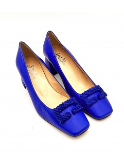 Escarpin Stocks Permanents Pam / Bleu