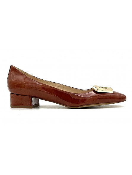 Ballerine Stocks Permanents Nedra / Vernis Havane