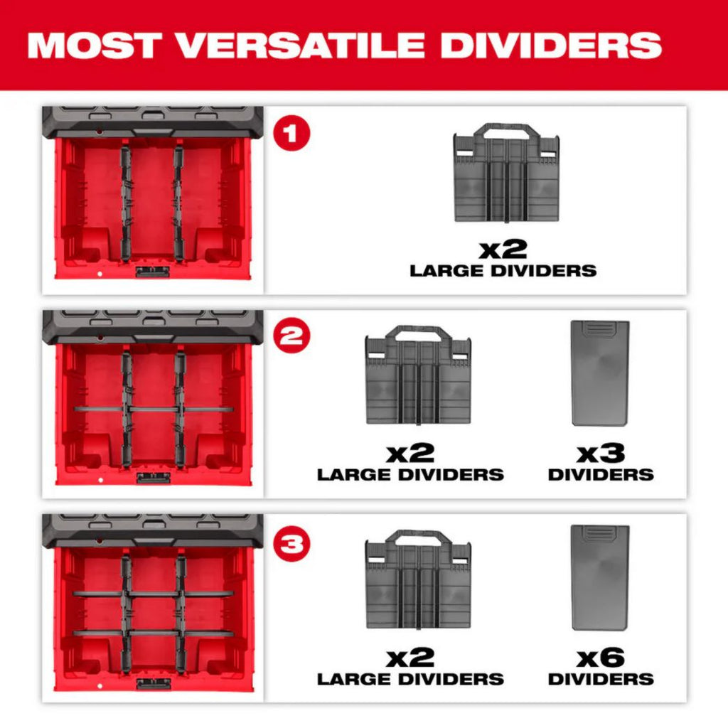 Milwaukee 48-22-8420- Boîte à outils à roulettes PACKOUT™