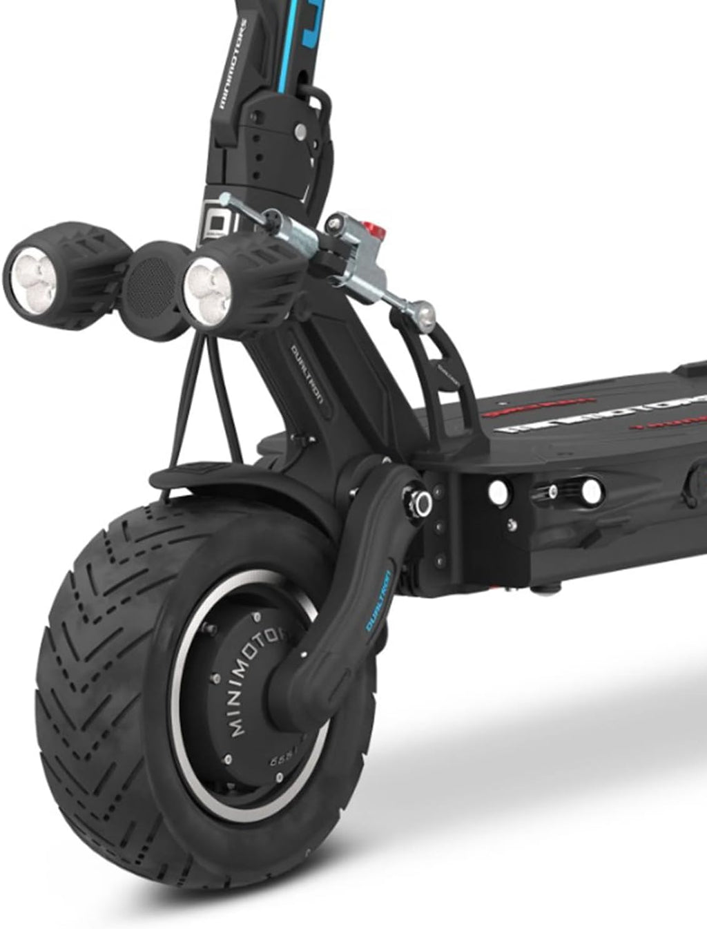DUALTRON Trottinette Electrique Adulte Thunder 3-72V 40Ah, 2 Moteur 2500W, Autonomie jusqu'à 125km, 25km/h, Rapide puissante et Confortable, Noire