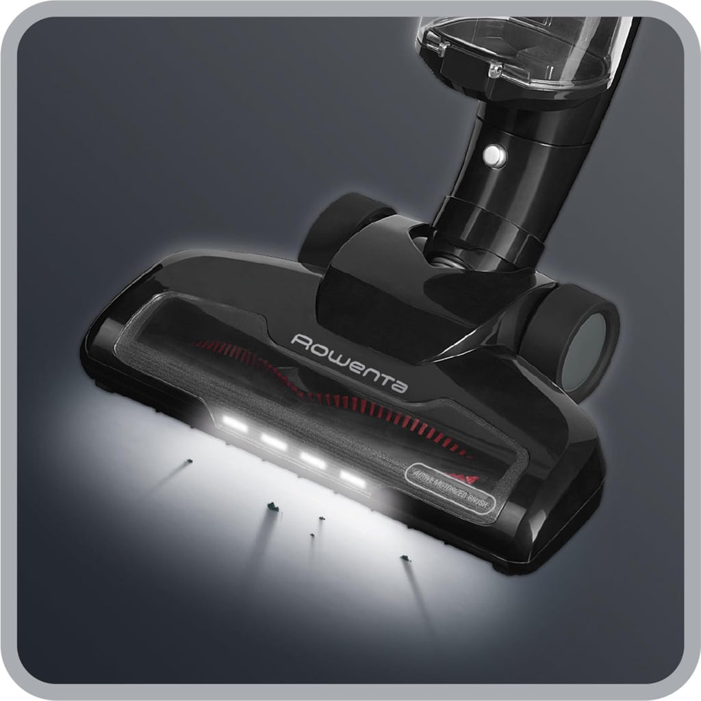 Rowenta RH6545 Type de nettoyage: Sec;Technologie d'aspiration: Cyclonique;Filtre lavable Aspirateurs balais électriques, 0.65 liters, Noir