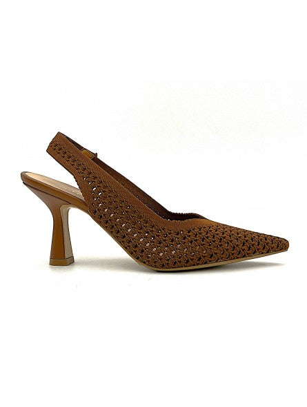 Escarpin Nacrée Yara / Marron