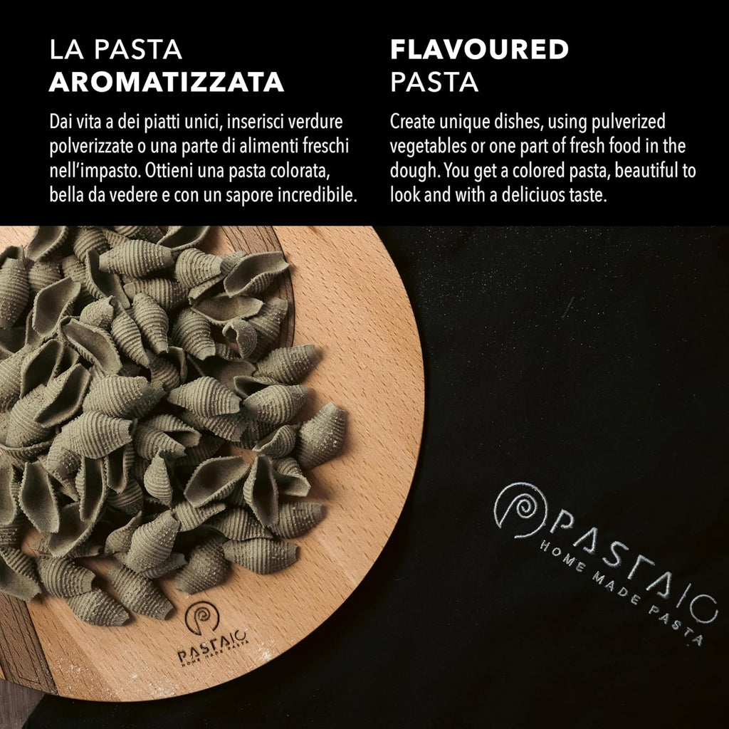 PASTAIO Machine à pâtes automatique avec 12 matrices et balance intégrée