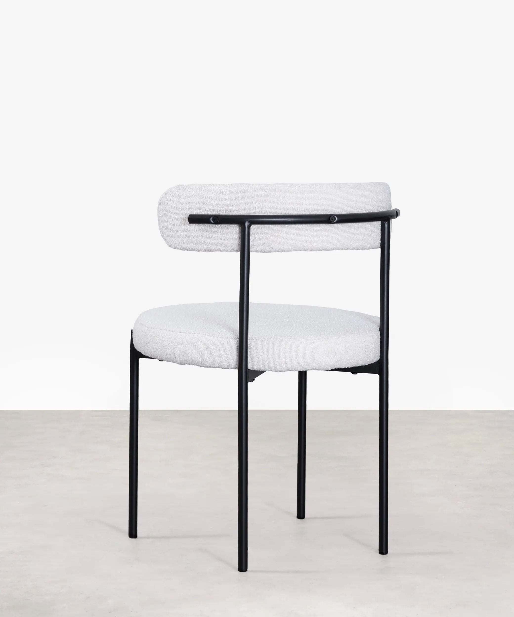 Silla de Comedor en Tela y Metal Alexia