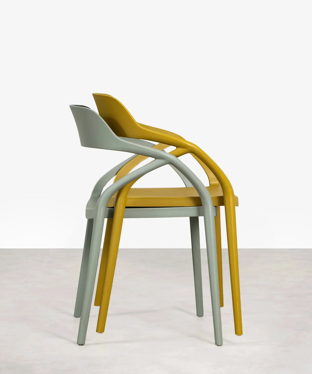Silla de Polipropileno con Reposabrazos Grace
