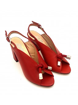 Sandale Stocks Permanents Nucia / Rouge