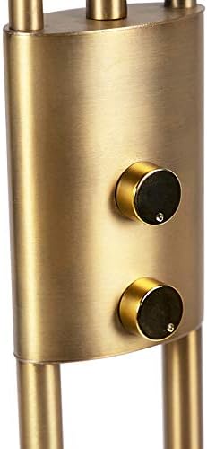 Qazqa lexus - LED Dimmable Lampadaire avec lampe de lecture variateur inclus - 1 lumière - H 1800 mm - Bronze - Moderne - éclairage intérieur - Salon I Chambre