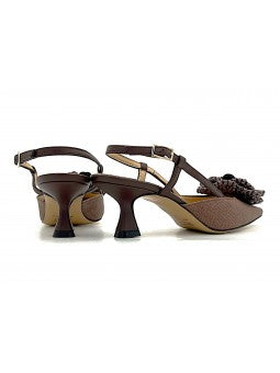 Escarpin Nacrée Yoko / Marron