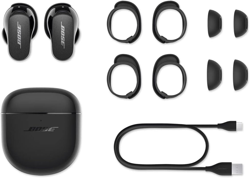 QuietComfort Earbuds II, Écouteurs sans Fil, Bluetooth, écouteurs à Réduction, avec Une Réduction de Bruit et Un Son Personnalisés, Noir