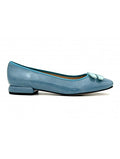 Ballerine Stocks Permanents Vila / Vernis Turquoise