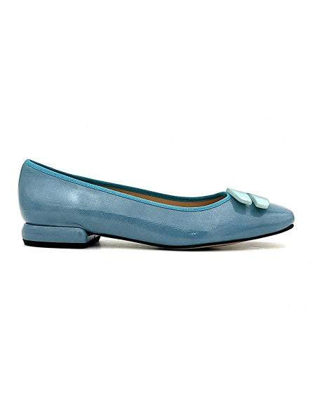 Ballerine Stocks Permanents Vila / Vernis Turquoise