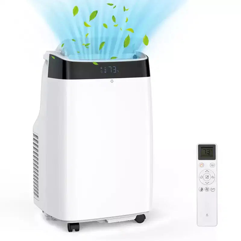 10000 BTU Portable Air Conditioner, Home AC/Air Conditioner with Remote Control for Room up to 450 Sq.Ft, 3-in-1 Functions/24 Hrs Timer/Caster Wheels