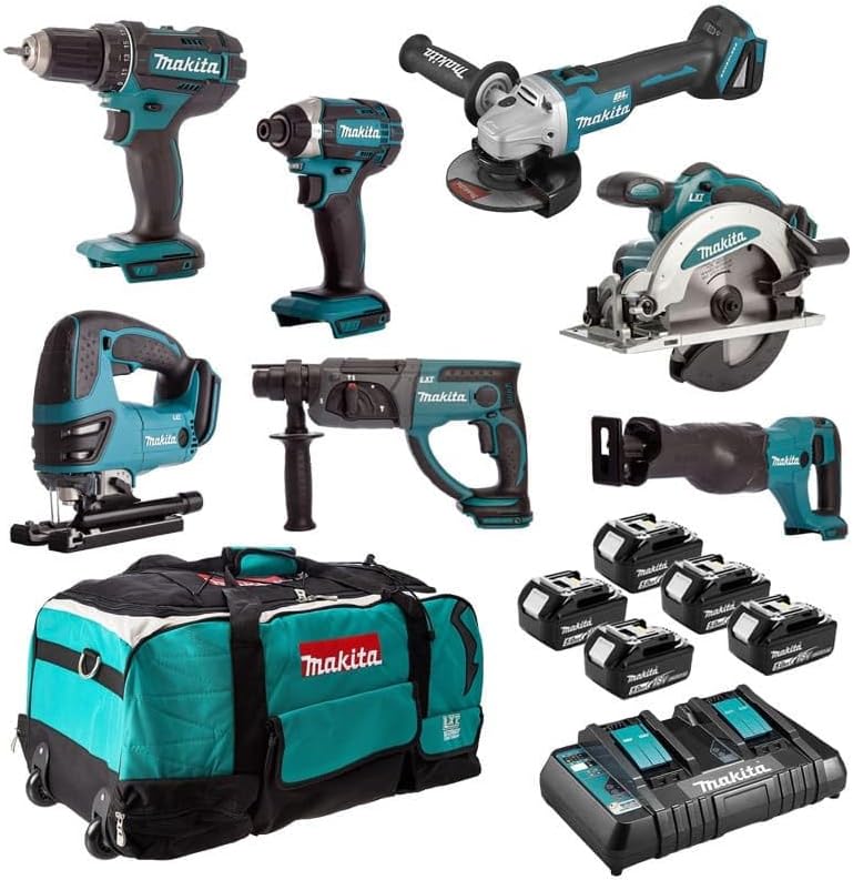 ENSEMBLE DE 7 MACHINES (DDF482 + DTD152 + DGA504 + DSS610 + DHR202 + DJR186 + DJV180) - DLX7013PT1
