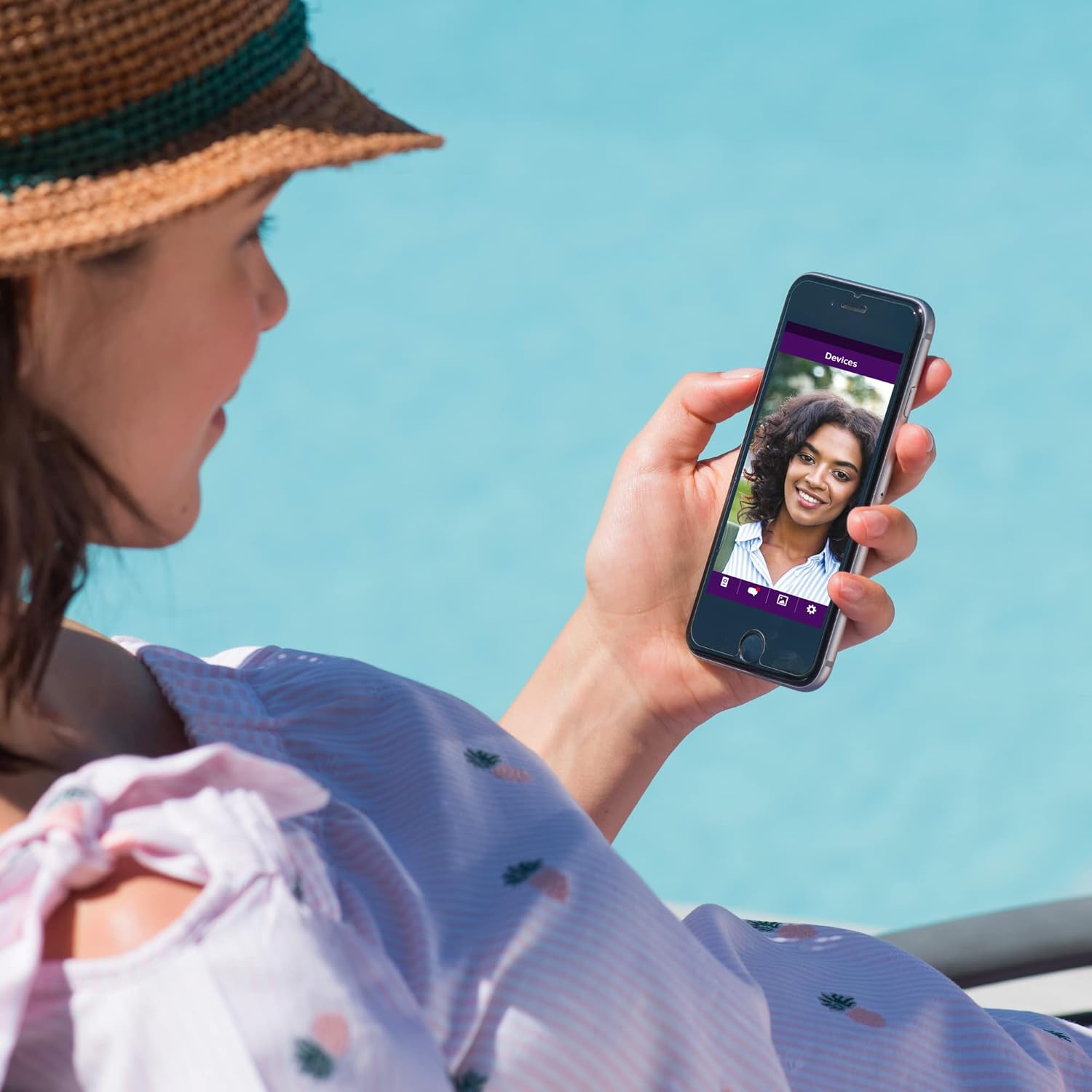 Philips WelcomeEye Connect 2 – Visiophone Filaire connecté au Smartphone