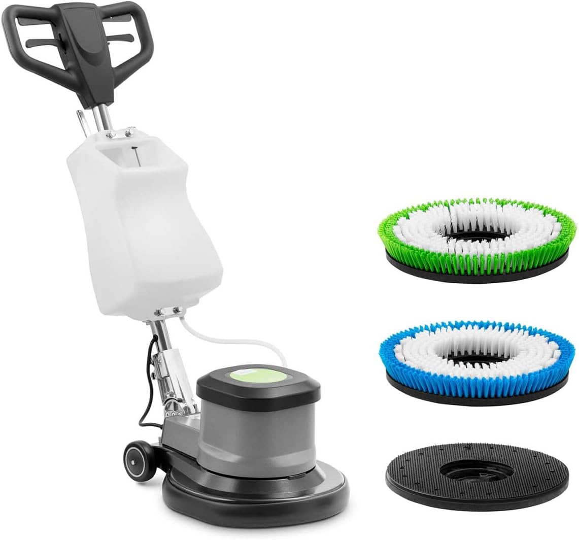 Monobrosse professionnelle 17 pouces 1200 W avec réservoir 5 L