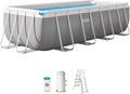 Intex kit Piscine Prism Frame rectangulaire Tubulaire (l) 4,00 x (l) 2,00 x (h) 1,22m