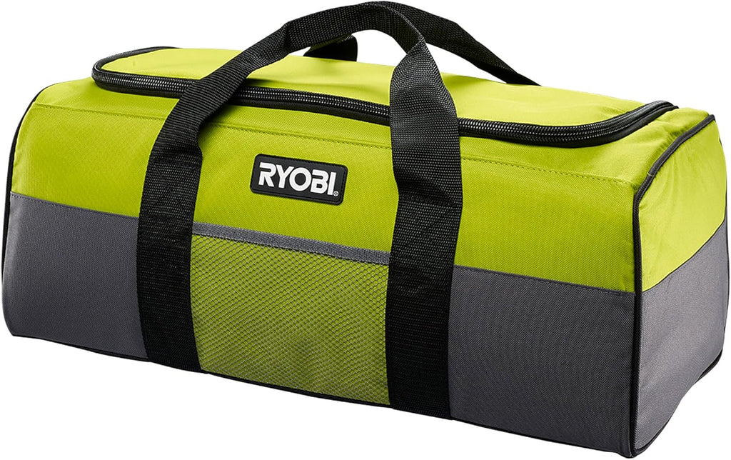 RYOBI - Kit 6 outils 18V ONE+ : Perceuse percussion, Scie sauteuse, Ponceuse triangulaire, outil multi-fonction, Scie circulaire, Aspirateur - batterie 1x4Ah, 1x2Ah, chargeur, sac - RCK186O-242SZL