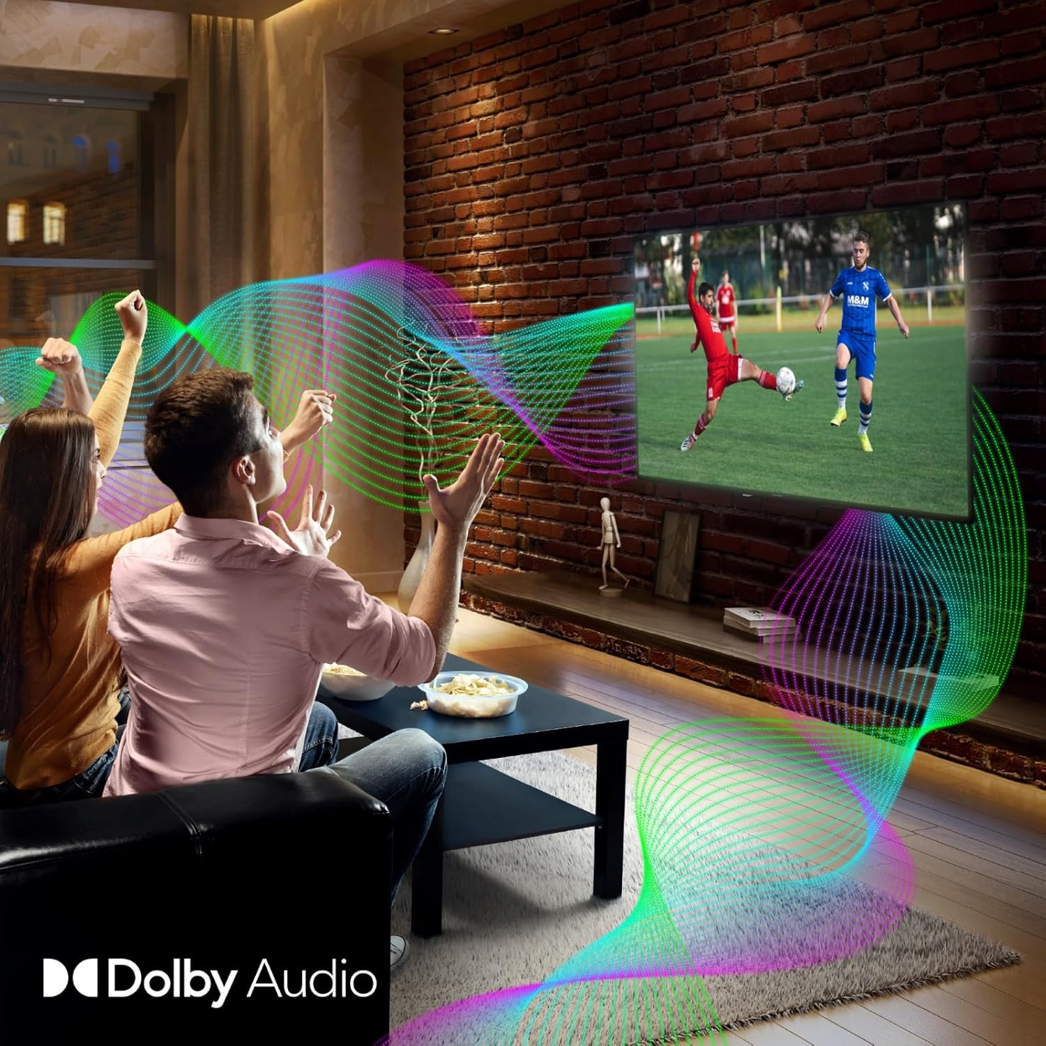THOMSON 32 Pouces (80 cm) LED HD Smart Android TV, Google Assistant, Wi-FI, Dolby Digital, Bluetooth, Triple-Tuner (Câble-Satellite-Antenne), HDMI, CI, A Panneau- 32HA2S13