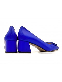 Escarpin Stocks Permanents Pam / Bleu