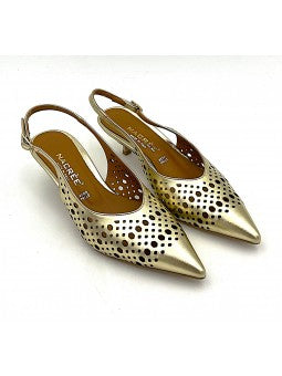 Escarpin Nacrée Zelia / Platine