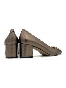 Escarpin Stocks Permanents Valda / Bronze
