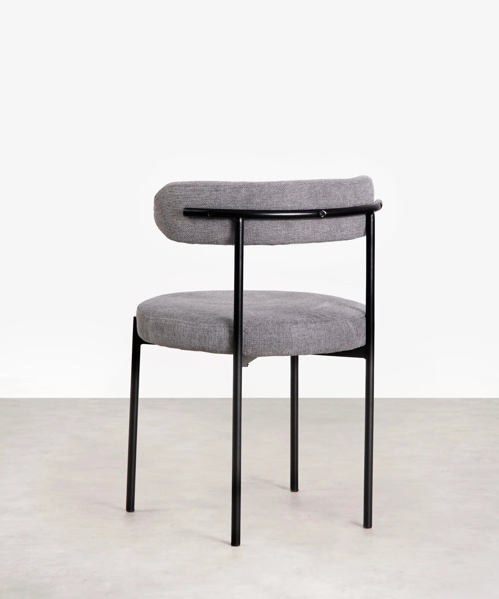 Silla de Comedor en Tela y Metal Alexia