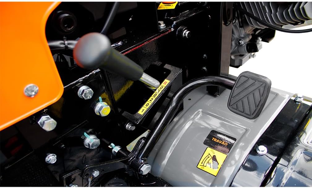 Kawapower Mini Tracteur Cultivateur 14HP Essence Démarrage électrique 4 Vitesses