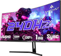 Amzfast Ecran Pc Gamer Incurvé 34 Pouces, 240Hz, UWQHD 3440x1440 (21:9), 1 ms MPRT, Eyes Care, sRGB 130 pour cent, Adaptive Sync, HDR, HDMI 2.1 * 2, DP 1.4 * 2, VESA 75x75, PIP/PBP, AMZG34C5QPro