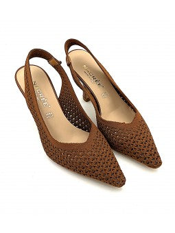 Escarpin Nacrée Yara / Marron