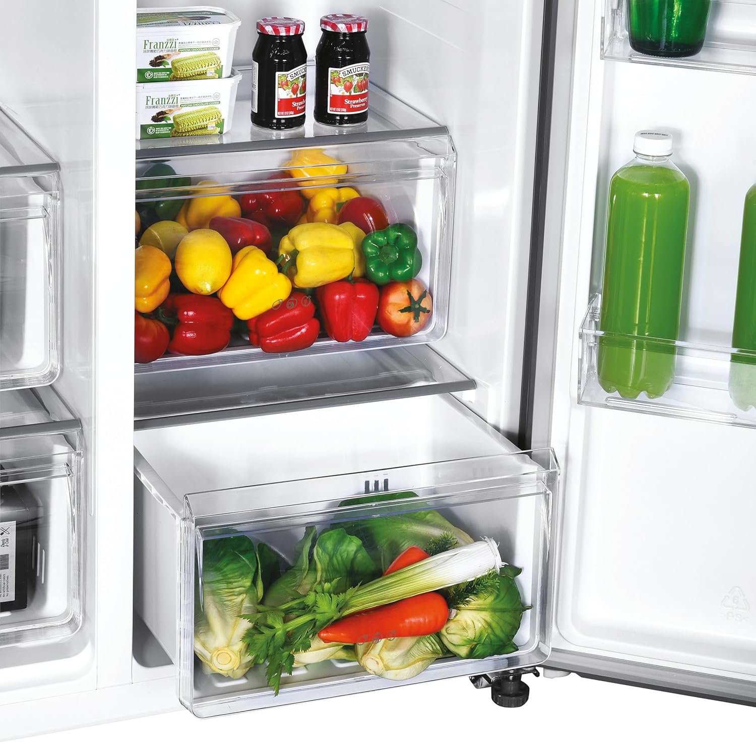 Réfrigérateur Américain - CANDY - CHSBSO-6174XWD - Classe E - 529 L - 39 dB - Inox