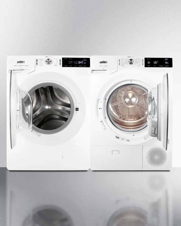 Summit 24" Washer/Heat Pump Dryer Combination Complete Laundry Station