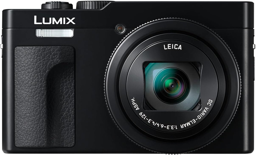 Panasonic Lumix TZ99 | Appareil Photo Compact Zoom Puissant (Capteur 20.3MP, Zoom Leica 30x F3.3-6.4, Écran Tactile inclinable, Stabilisation, Mode Selfie, Vidéo 4K, Wi-FI, Bluetooth) Noir