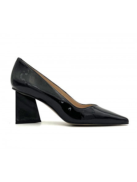 Escarpin Stocks Permanents Valy / Vernis Noir