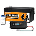 Batterie Lithium LiFePO4 12V 280Ah Bluetooth & Protection Basse Température