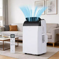 GustoWave 14000 BTU Air Conditioner with Remote Control, Portable AC Unit for Rooms up to 750 Sq.ft, White/Black