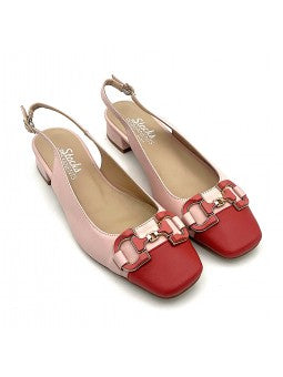 Escarpin Stocks Permanents Valia / Rose - Fuchsia