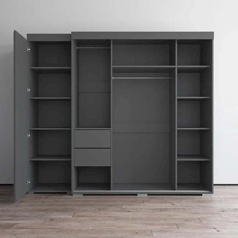 Three-Mirror Wardrobe