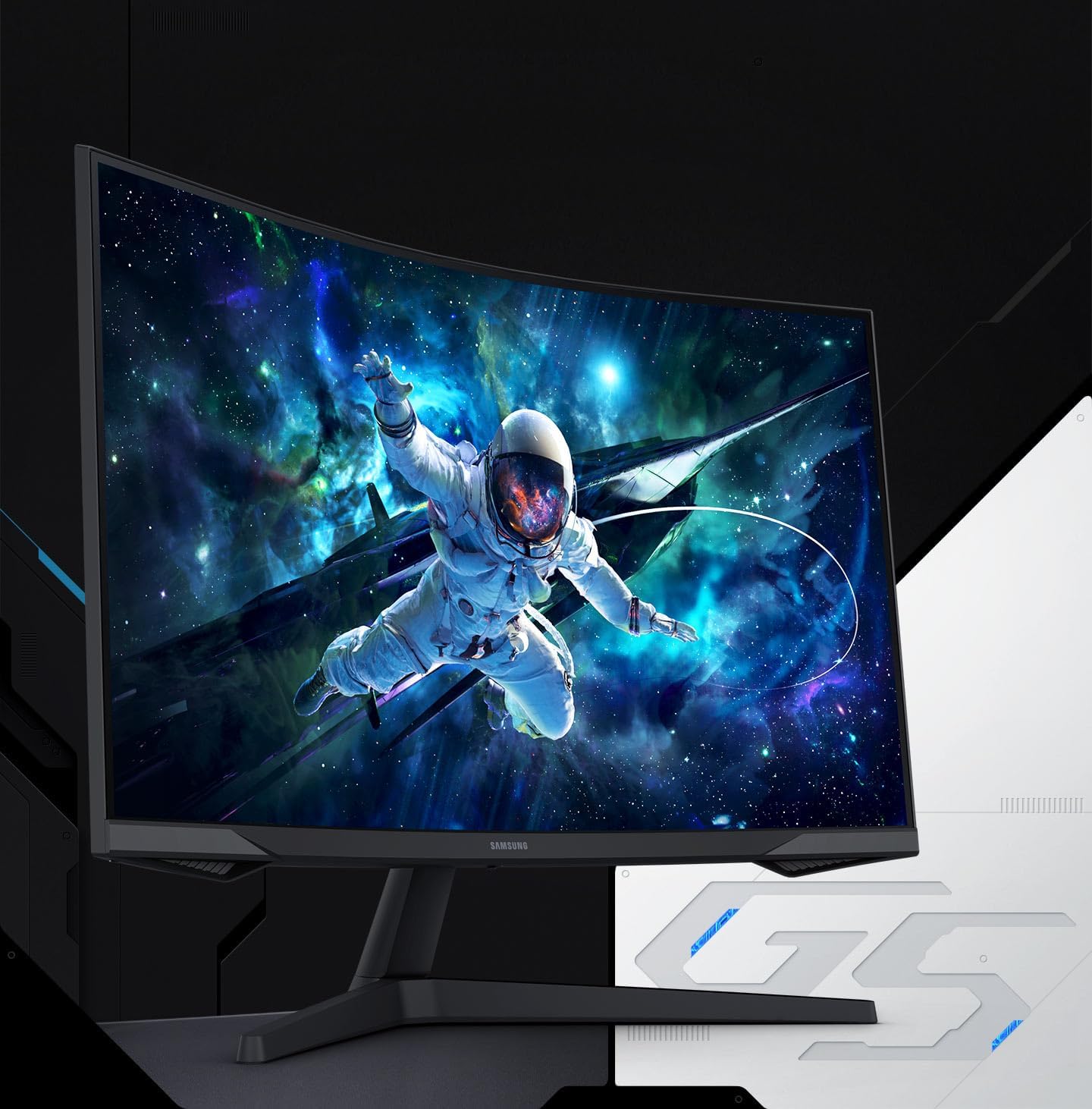 Ecran PC Odyssey G55C 32’’, 165Hz , 1ms, Dalle VA Incurvée 1000R, QHD : 2560x1440, 2500:1,HDR10, AMD FreeSync, Auto Source Switch +, Pied Ajustable, DisplayPort, HDMI