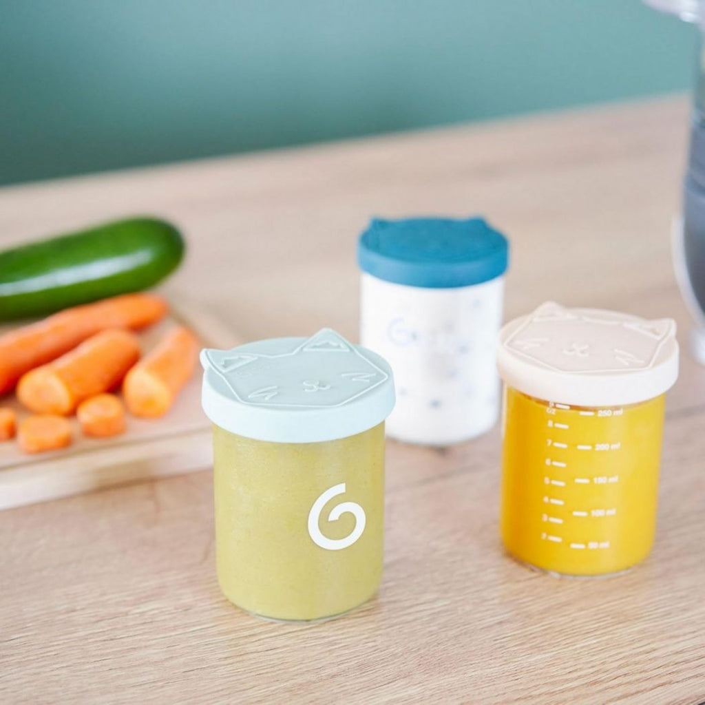 Babymoov Nutribaby(+), Robot cuiseur multifonction 6 en 1 pour bébé, cuiseur vapeur, grande capacité 2,2 L, petits pots maison, idéal pour diversifier les repas, vert opale