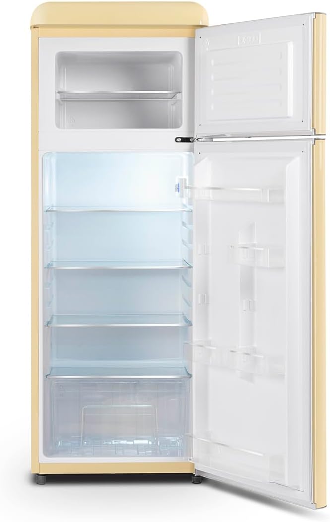 SCHNEIDER Réfrigérateur congélateur haut SCDD208VCR