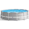 intex Piscine tubulaire Prism Frame ronde 3,66 x 1,22 m(Gris/Bleu)