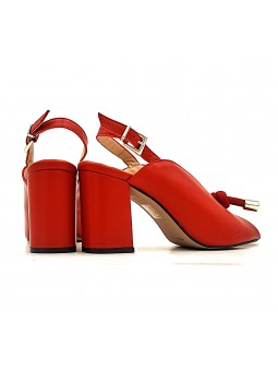 Sandale Stocks Permanents Nucia / Rouge