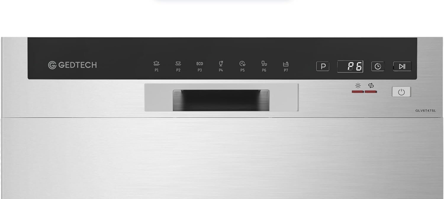 GEDTECH - Lave vaisselle Table Top GLV6T47SL - 6 couverts - 47 dB - Départ différé