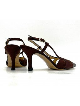 Escarpin Nacrée Zora / Marron